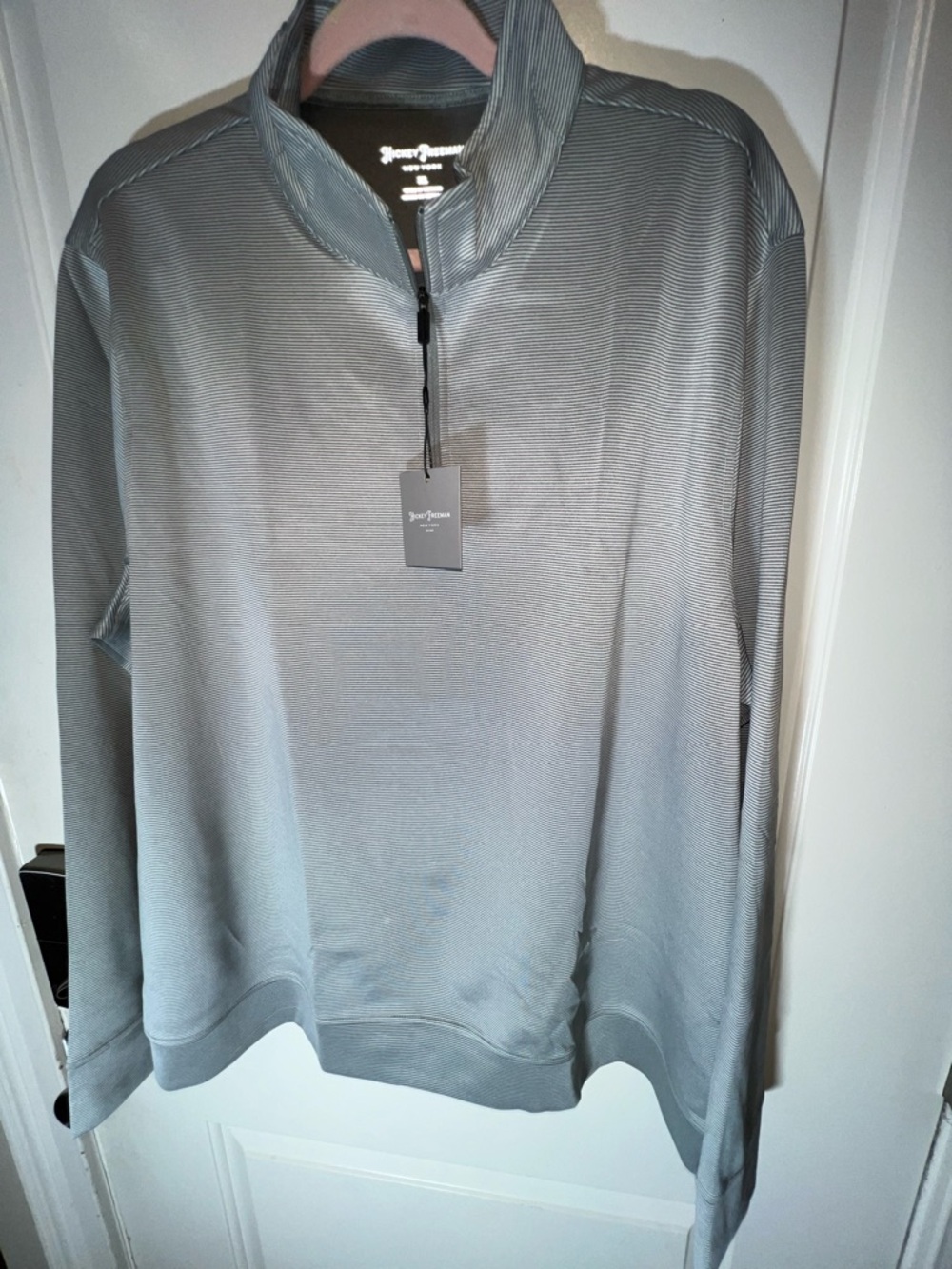 Hickey Freeman Zip Pullover. New with Tags. Size: XL. Retail: $125. Ask: $69.